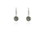 Cachet Swarovski Crystal  Ebba Lever Back Earrings Rhodium Blk Diamond