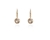 Cachet Swarovski Crystal  Ebba Lever Back Earrings Gold