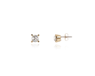 Cachet Swarovski Crystal  Laine Pierced Earrings Gold Crystal