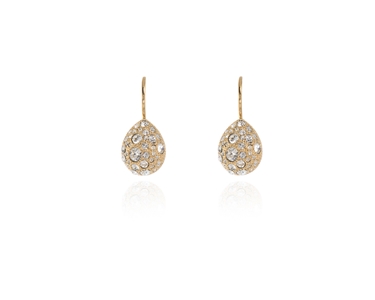 Cachet Swarovski Crystal  Parisa Lever Back Earrings Gold