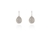 Cachet Swarovski Crystal  Parisa Lever Back Earrings Rhodium