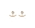 Cachet Swarovski Crystal  Haile Pierced Earrings Gold
