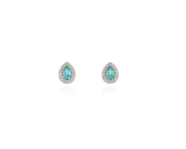 Cachet Swarovski Crystal  Tamsin Pierced Earrings Rhodium
