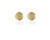 polished Caspian Clip Earrings Gold