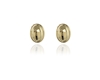polished Vega Clip Earrings Gold