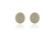 Cachet Swarovski Crystal  Bimo Clip Earrings Gold