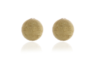 polished Tyra Clip Earrings Gold