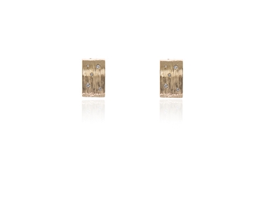 Cachet Swarovski Crystal  Rini Clip Earrings Gold