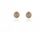 Cachet Swarovski Crystal  Roto Clip Earrings Gold