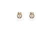 Cachet Swarovski Crystal  Pablo Clip Earrings Gold