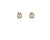 Cachet Swarovski Crystal  Pablo Clip Earrings Gold