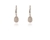 Cachet Swarovski Crystal  Ona/Tear Lever Back Earrings Rhodium
