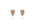 Cachet Swarovski Crystal  Nadalia Pierced Earrings Pink Gold