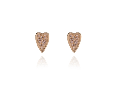 Cachet Swarovski Crystal  Nadalia Pierced Earrings Pink Gold