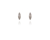 Cachet Swarovski Crystal  Sphinx Pierced Earrings Rhodium