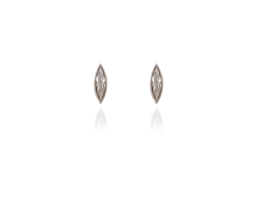 Cachet Swarovski Crystal  Sphinx Pierced Earrings Rhodium