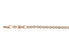 Cachet Swarovski Crystal  Tennis Bracelet Pink Gold