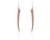 Cachet Swarovski Crystal  Nahla Hook Wire Earrings Pink Gold
