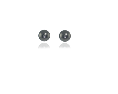 Cachet Swarovski Crystal  Mac/8 Pearl Earrings Rhodium