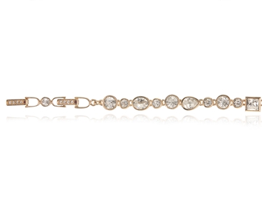 Cachet Swarovski Crystal  Bea Bracelet Gold