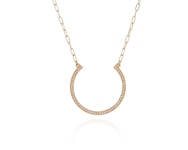 Cachet Swarovski Crystal  Ofira Necklace Gold Large