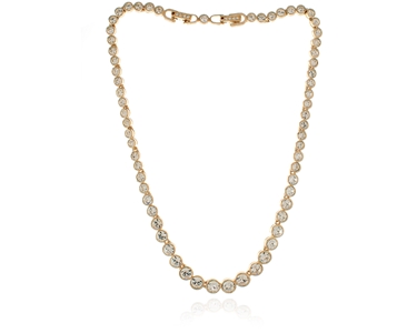 Cachet Swarovski Crystal  Grace Necklace Gold