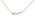 Cachet Swarovski Crystal  Arisa Necklace Pink Gold