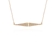 Cachet Swarovski Crystal  Dart Necklace Gold Bar