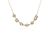 Cachet Swarovski Crystal  Melange Necklace Gold