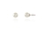 Cachet Swarovski Crystal  Mac/10 Pearl Earrings Rhodium white