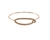 Cachet Swarovski Crystal  Elipse Spring Bangle Pink Gold