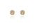 Cachet Swarovski Crystal  Thisbe Pierced Earrings Gold Light Silk