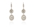 Cachet Swarovski Crystal  Tahila Lever Back Earrings Rhodium