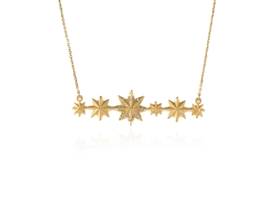 Cachet Swarovski Crystal  Gaspra Necklace Gold