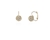 Cachet Swarovski Crystal  Buffy Pierced Earrings Gold